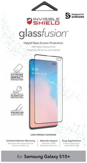 InvisibleSHIELD GlassFusion Protector Samsung Galaxy S10 Plus afbeelding 6
