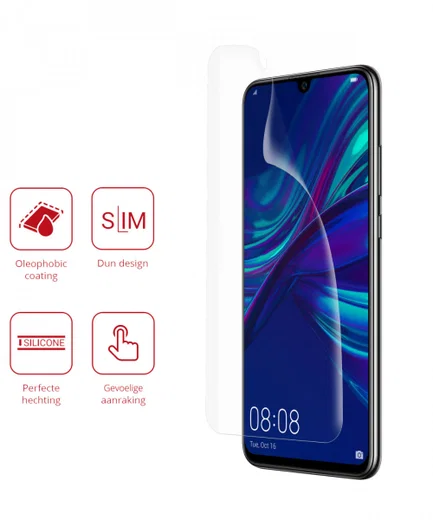 Rosso Huawei P Smart Plus (2019) Ultra Clear Screen Protector Duo Pack afbeelding 2