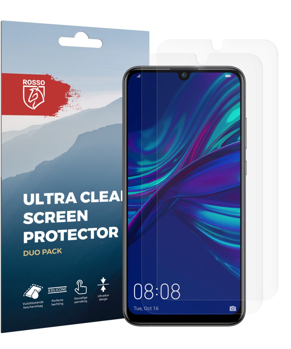 Rosso Huawei P Smart Plus (2019) Ultra Clear Screen Protector Duo Pack afbeelding 9
