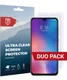 Rosso Xiaomi Mi 9 Ultra Clear Screen Protector Duo Pack afbeelding 1