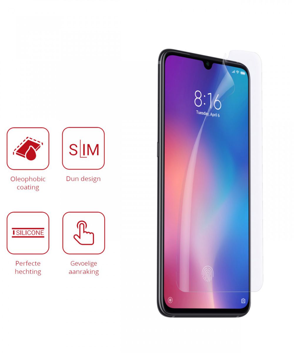 Rosso Xiaomi Mi 9 Ultra Clear Screen Protector Duo Pack afbeelding 2