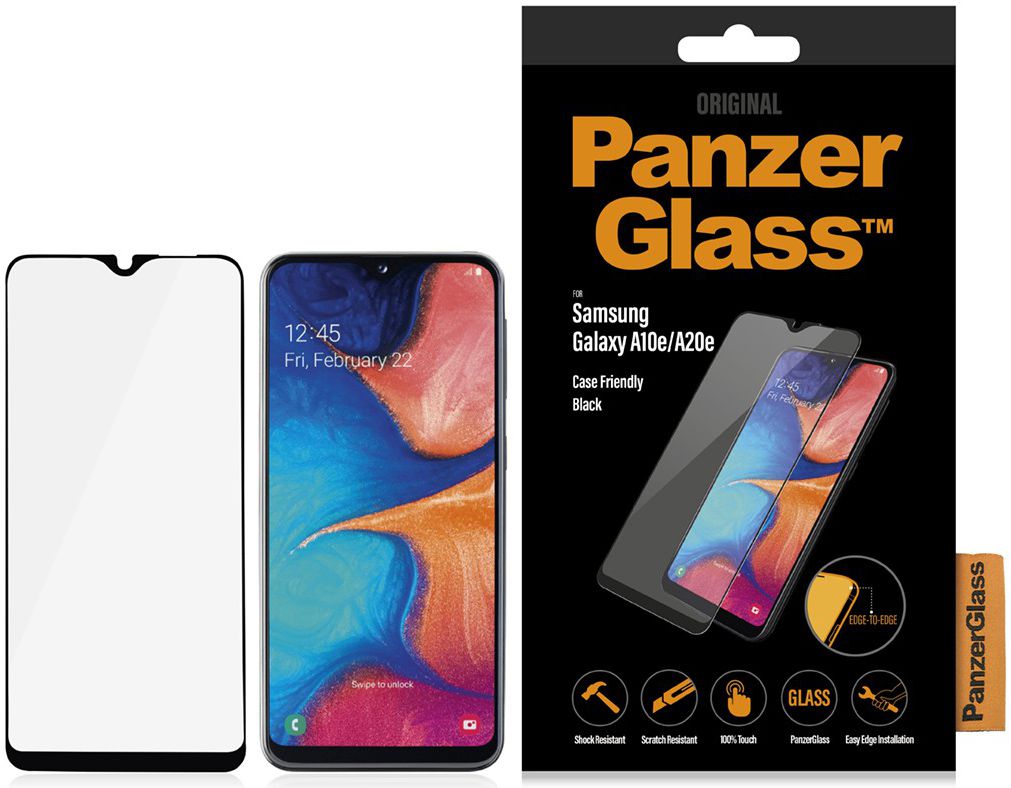 PanzerGlass Samsung Galaxy A20E Case Friendly Screenprotector afbeelding 4