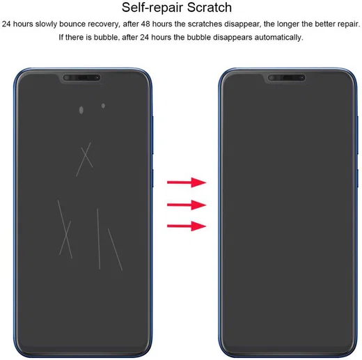 Asus Zenfone Max M2 Volledig Dekkende Screen Protector afbeelding 5