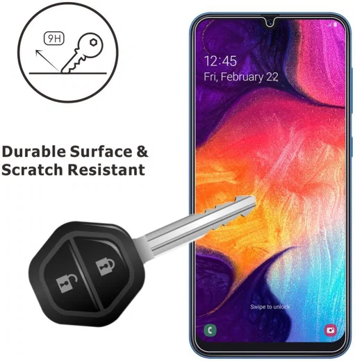 Samsung Galaxy A50 9H Tempered Glass Screen Protector (2 Pack) afbeelding 3