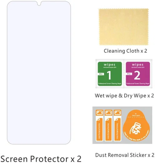 Samsung Galaxy A50 9H Tempered Glass Screen Protector (2 Pack) afbeelding 7