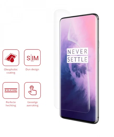 Rosso OnePlus 7 Pro Ultra Clear Screen Protector Duo Pack afbeelding 2