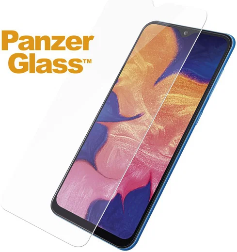 PanzerGlass Samsung Galaxy A10 Case Friendly Screenprotector Zwart afbeelding 2