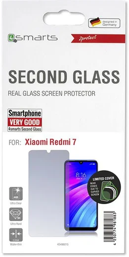 4Smarts Second Glass Limited Cover Xiaomi Redmi 7 afbeelding 1