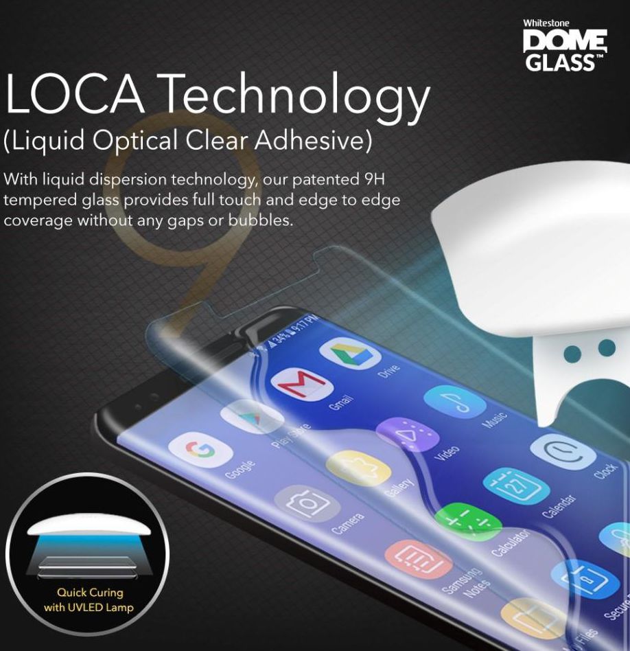 Whitestone Dome Glass Samsung Galaxy S8 Screen Protector afbeelding 6
