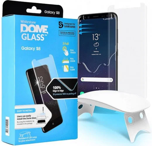 Whitestone Dome Glass Samsung Galaxy S8 Screen Protector afbeelding 9