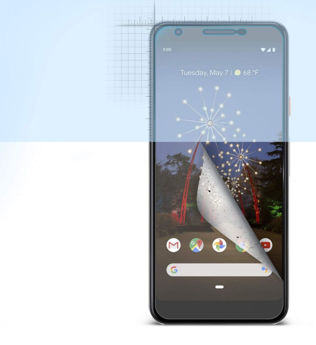 Ringke Dual Easy Google Pixel 3a XL Screen Protector (2-Pack) afbeelding 4