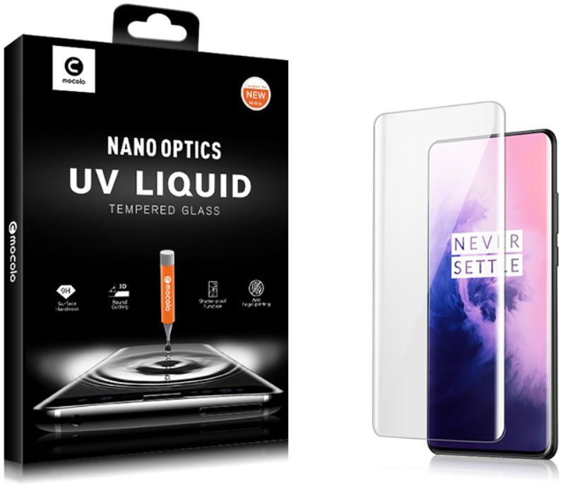 OnePlus 7 Pro Tempered Glass Screenprotector [UV lichtbestraling] afbeelding 14