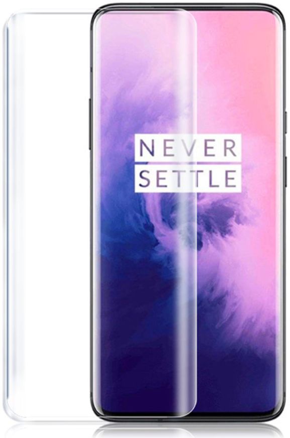 OnePlus 7 Pro Tempered Glass Screenprotector [UV lichtbestraling] afbeelding 2