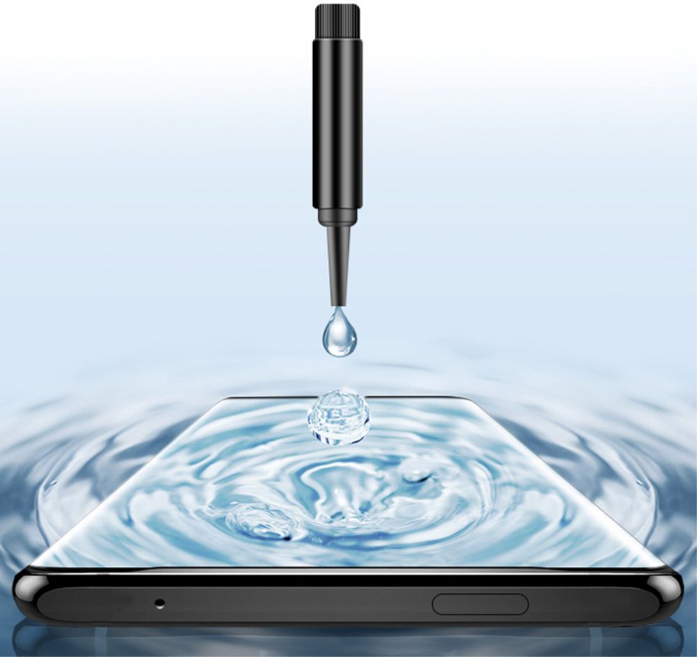 OnePlus 7 Pro Tempered Glass Screenprotector [UV lichtbestraling] afbeelding 5