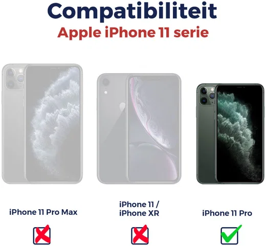Rosso Apple iPhone 11 Pro 9H Tempered Glass Screen Protector afbeelding 8