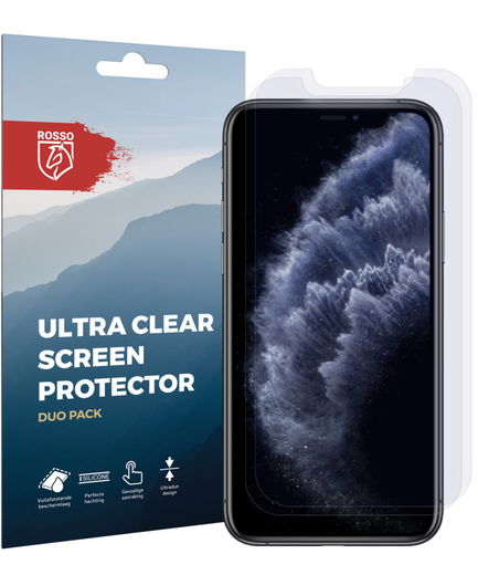 Rosso Apple iPhone 11 Pro Ultra Clear Screen Protector Duo Pack afbeelding 11