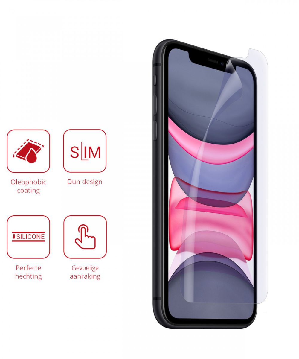 Rosso Apple iPhone 11 Ultra Clear Screen Protector Duo Pack afbeelding 2