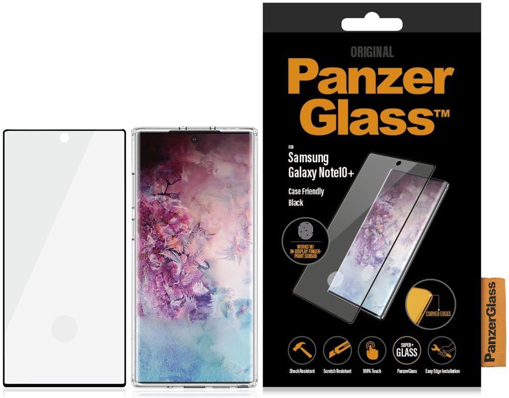 PanzerGlass Samsung Galaxy Note 10 Plus Case Friendly Screenprotector afbeelding 4