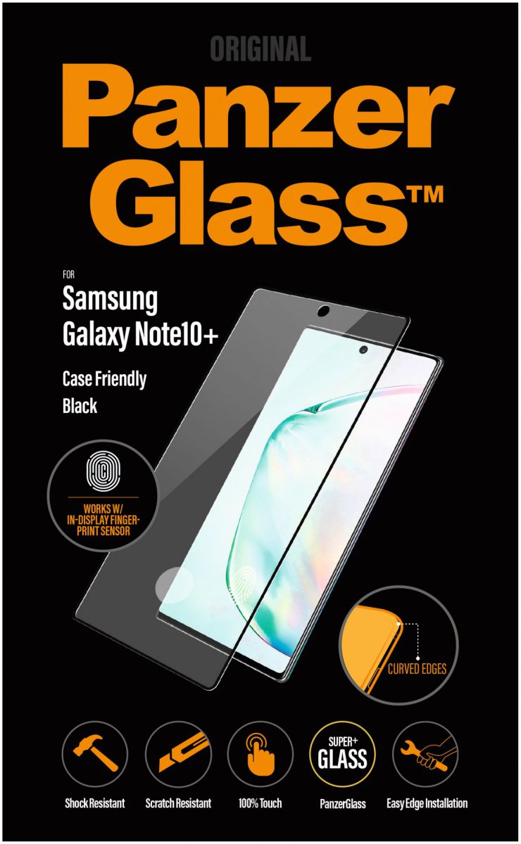 PanzerGlass Samsung Galaxy Note 10 Plus Case Friendly Screenprotector afbeelding 1