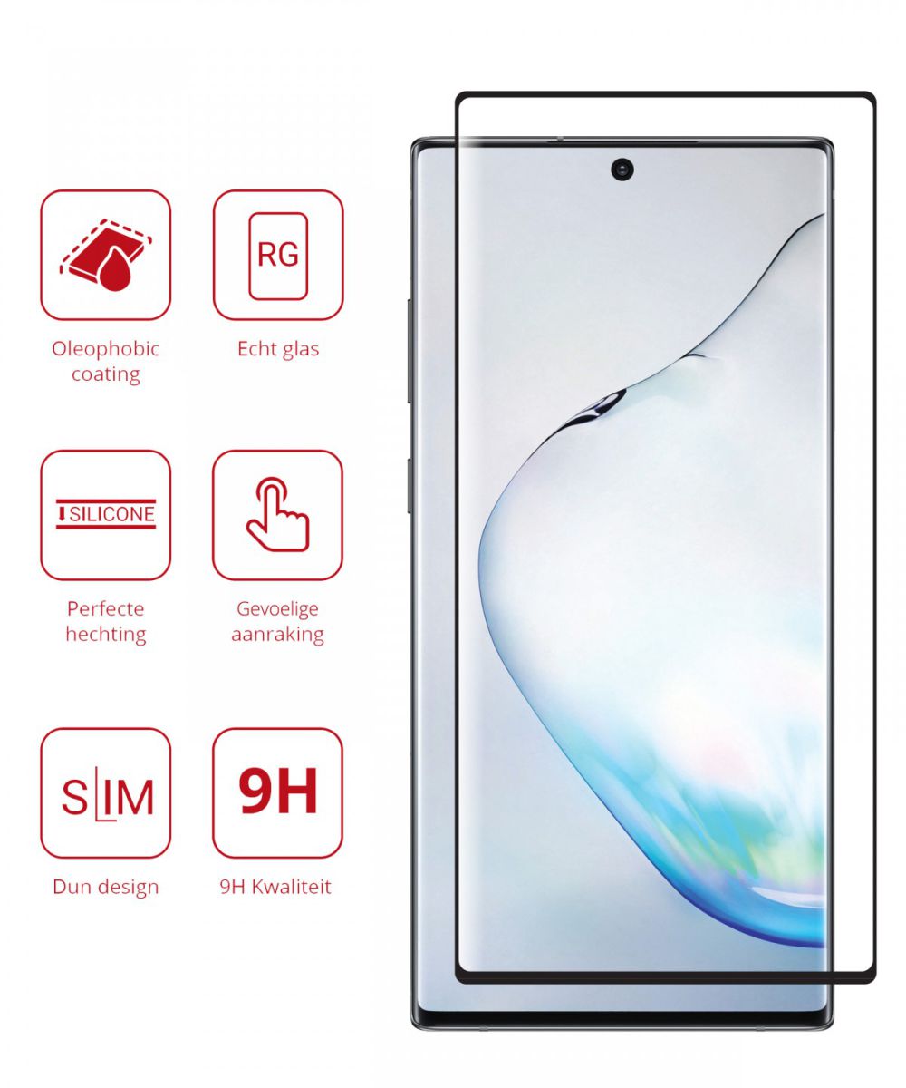 Rosso Samsung Galaxy Note 10 Plus 9H Tempered Glass Screen Protector afbeelding 2