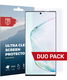 Rosso Samsung Galaxy Note 10 Ultra Clear Screen Protector Duo Pack afbeelding 1
