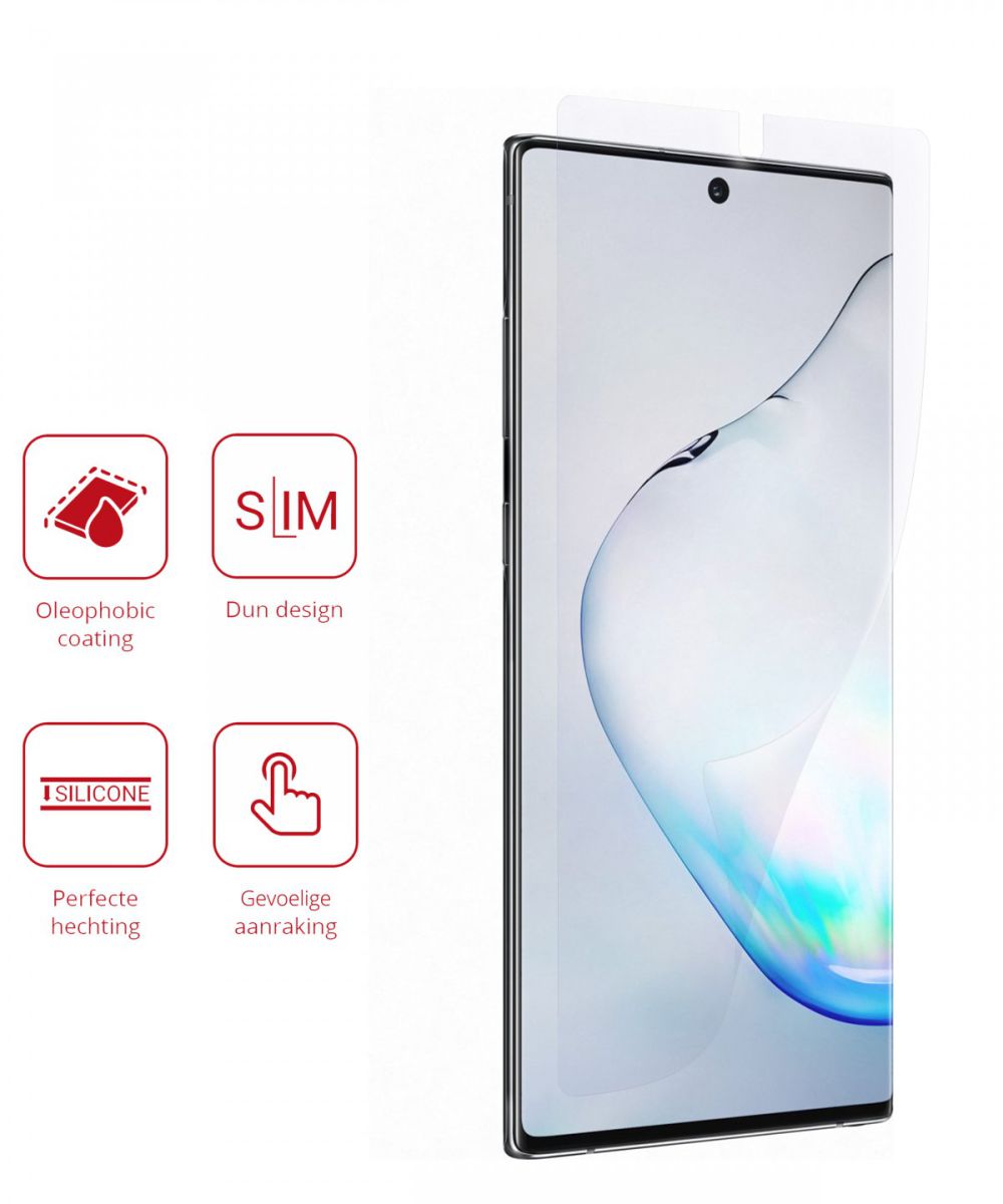 Rosso Samsung Galaxy Note 10 Ultra Clear Screen Protector Duo Pack afbeelding 2