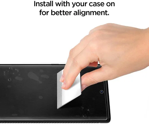 Spigen Curved Crystal Galaxy Note 10 HD Screen Protector (2 Pack) afbeelding 8