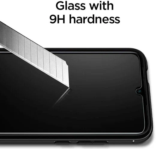 Spigen Xiaomi Redmi Note 7 Tempered Glass Screen Protector 2-Pack afbeelding 7