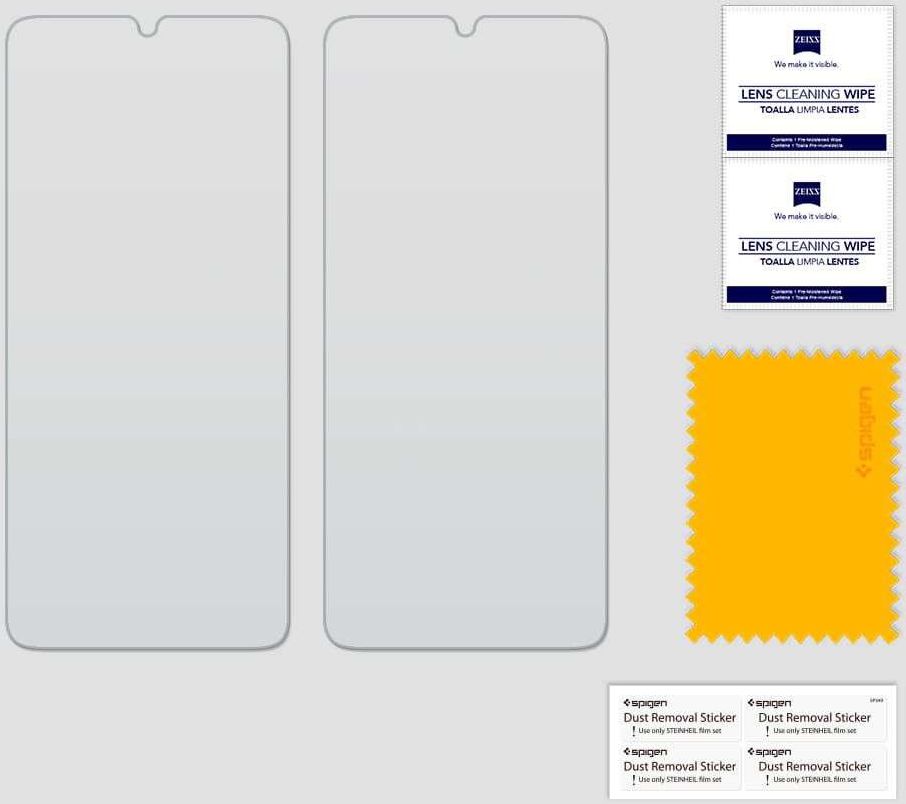 Spigen Xiaomi Redmi Note 7 Tempered Glass Screen Protector 2-Pack afbeelding 8