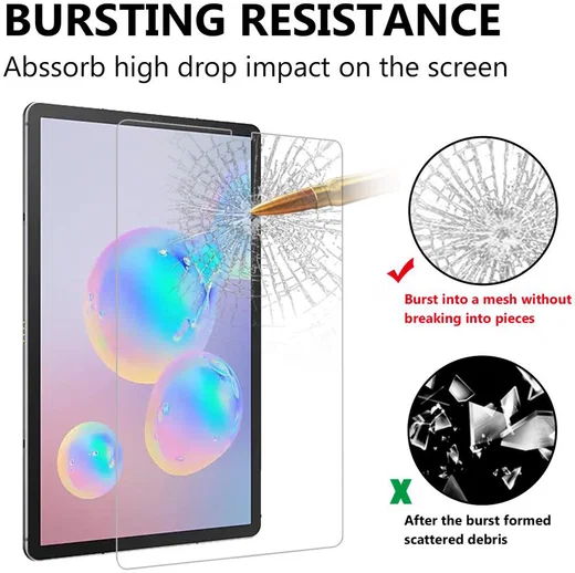 Samsung Galaxy Tab S6 9H Full Size Tempered Glass Screen Protector afbeelding 3