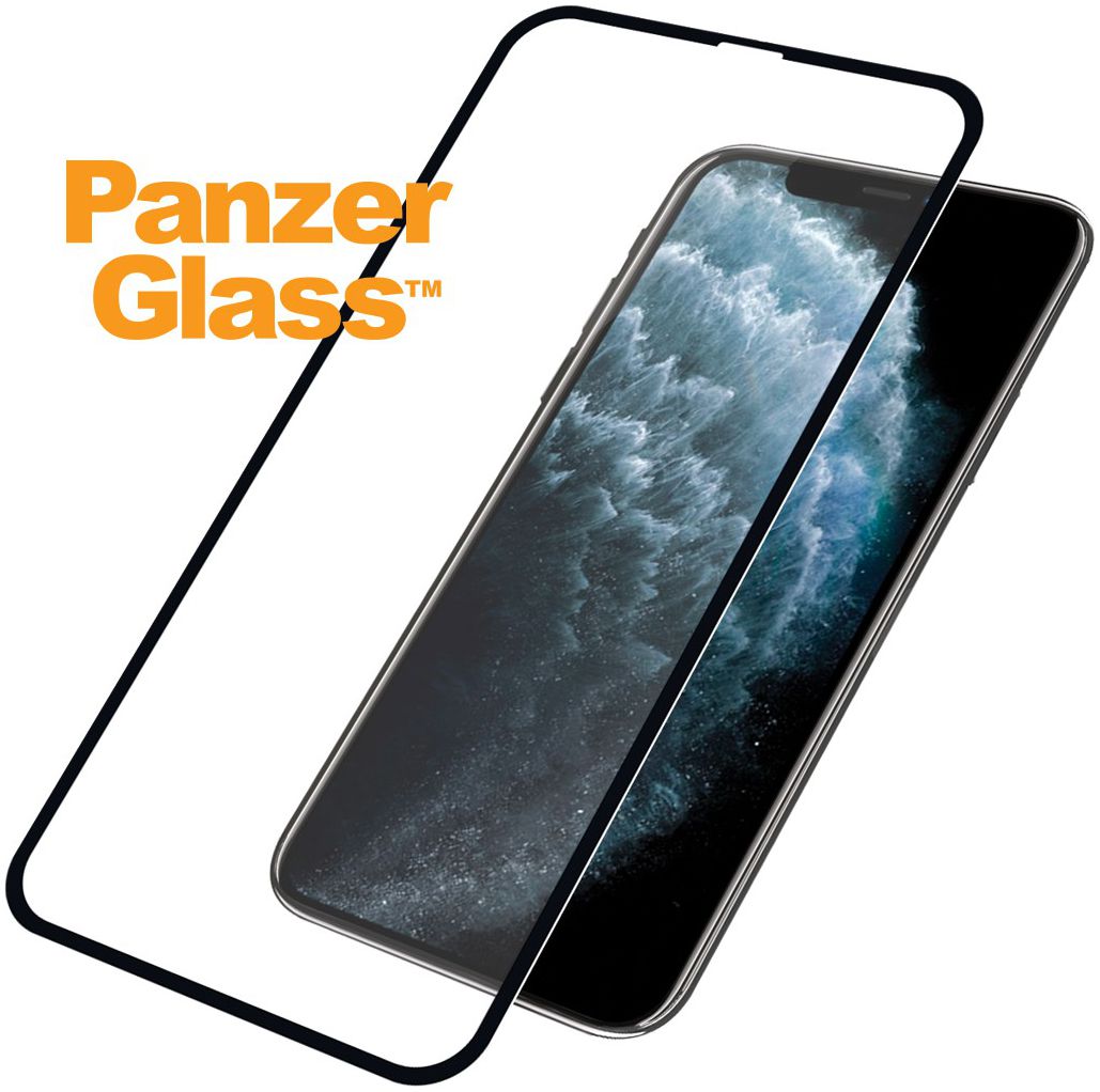 PanzerGlass iPhone 11 Pro / X(S) Screenprotector Case Friendly Zwart afbeelding 4