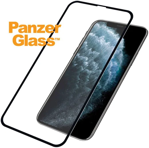 PanzerGlass iPhone 11 Pro / X(S) Screenprotector Case Friendly Zwart afbeelding 4