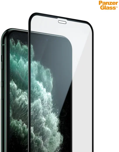 PanzerGlass iPhone 11 Pro / X(S) Screenprotector Case Friendly Zwart afbeelding 2