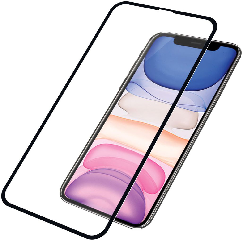 PanzerGlass Apple iPhone 11 / XR Screenprotector Case Friendly Zwart afbeelding 3