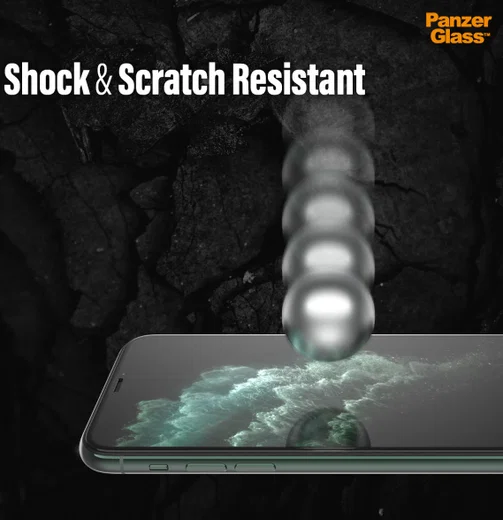 PanzerGlass Apple iPhone 11 / XR Screenprotector Case Friendly Zwart afbeelding 6