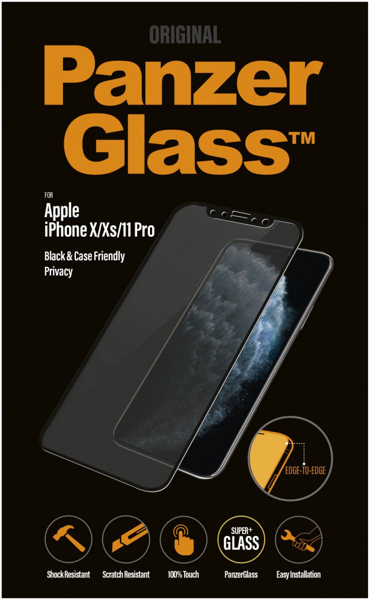 PanzerGlass Apple iPhone 11 Pro / XS CF Privacy Glass Screenprotector afbeelding 1