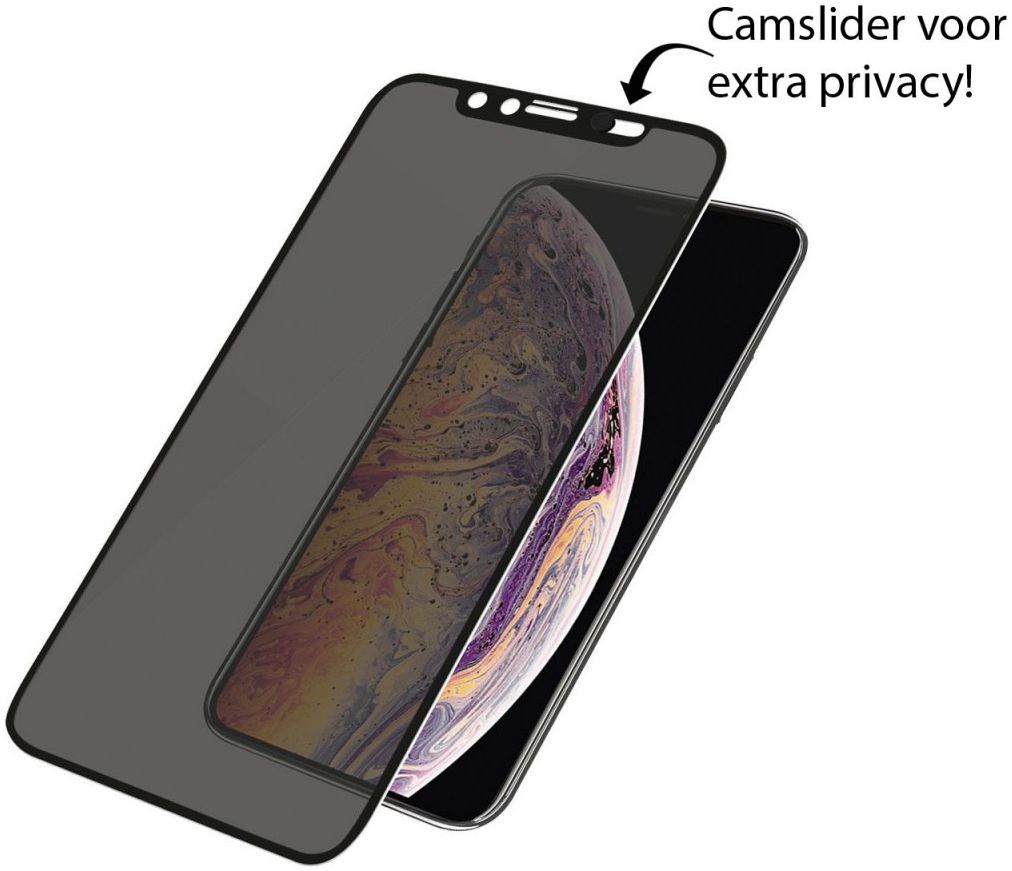 PanzerGlass Privacy Camslider CF Screenprotector iPhone 11 Pro / XS afbeelding 4