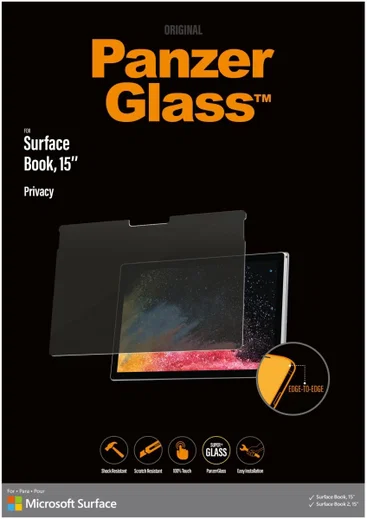 PanzerGlass Microsoft Surface Book / Book 2 Privacy Screenprotector afbeelding 1