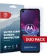 Rosso Motorola One Action Ultra Clear Screen Protector Duo Pack afbeelding 1