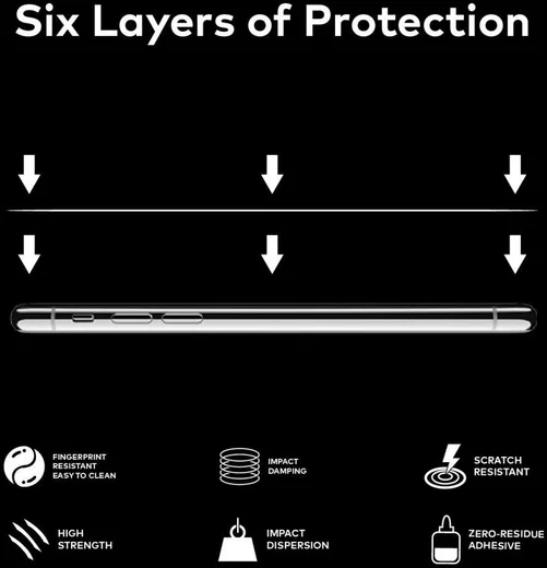 RhinoShield Impact Protection Apple iPhone 11 Screen Protector afbeelding 2