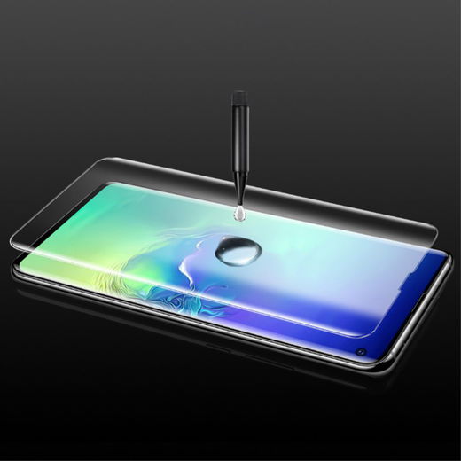 Samsung Galaxy S10 Tempered Glass Screenprotector [UV lichtbestraling] afbeelding 6