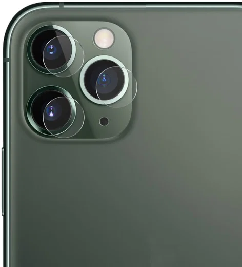 Apple iPhone 11 Pro / 11 Pro Max Camera Lens Arc Edge Tempered Glass afbeelding 1
