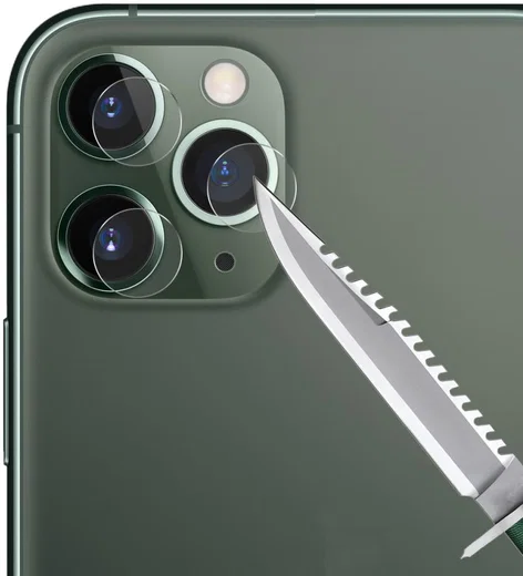 Apple iPhone 11 Pro / 11 Pro Max Camera Lens Arc Edge Tempered Glass afbeelding 3