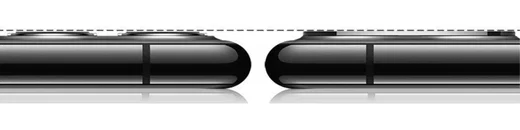 Apple iPhone 11 Camera Lens Metal Ring met Tempered Glass Zwart afbeelding 3