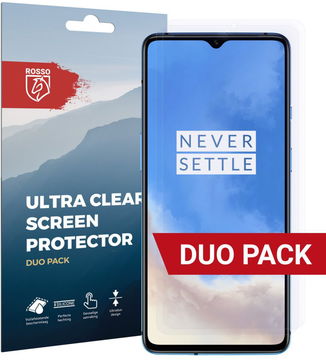 Rosso OnePlus 7T Ultra Clear Screen Protector Duo Pack
