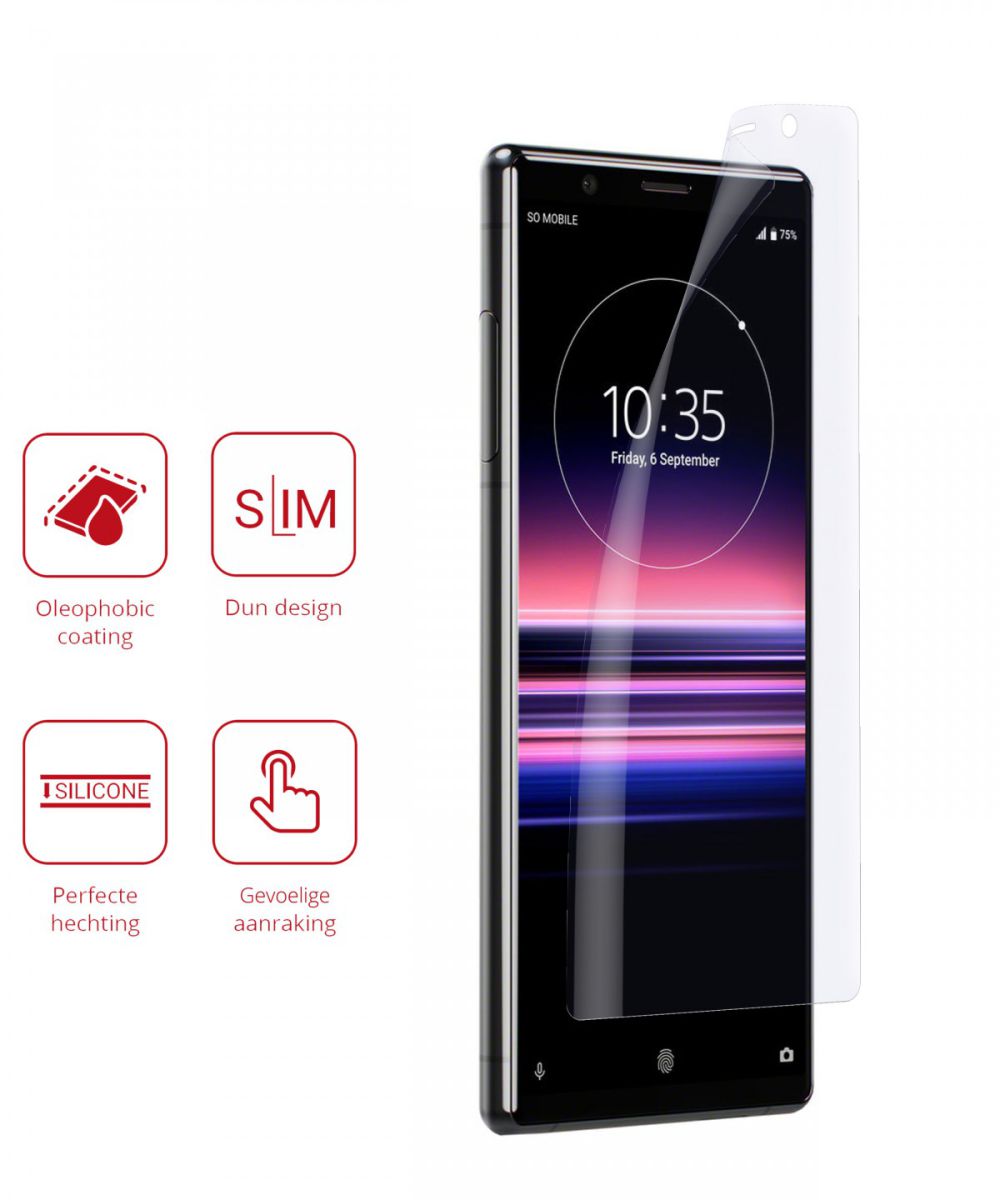 Rosso Sony Xperia 5 Ultra Clear Screen Protector Duo Pack afbeelding 2