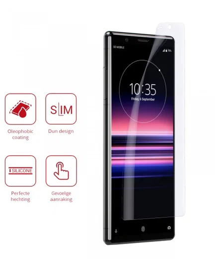 Rosso Sony Xperia 5 Ultra Clear Screen Protector Duo Pack afbeelding 2