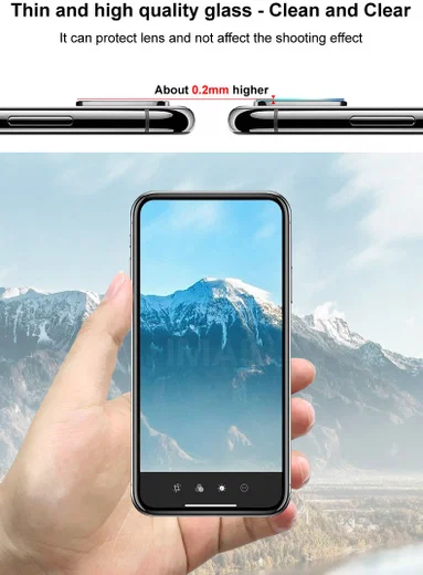 IMAK Samsung Note 10 / Note 10 Plus Glass Camera Protector Duo Pack afbeelding 6