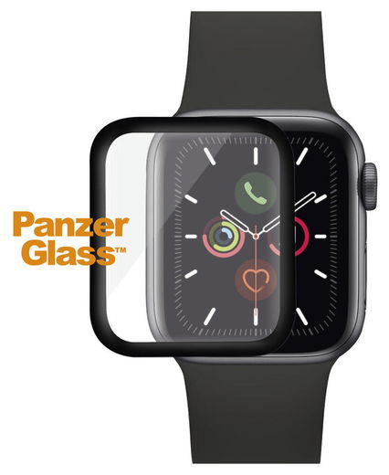 PanzerGlass - Apple Watch 4/5/6/SE 40MM Screenprotector - Tempered Glass - Zwart afbeelding 1