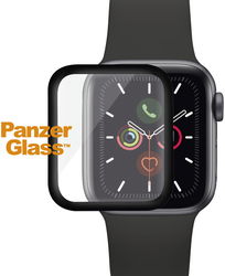 PanzerGlass Apple Watch 4/5/6/SE 44MM Screenprotector Tempered Glass Zwart afbeelding